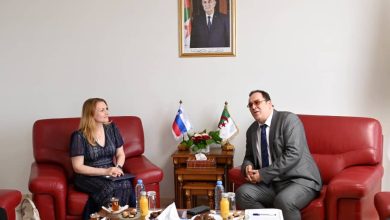 صورة وزير الاتصال يستقبل سفيرة جمهورية سلوفينيا بالجزائر.